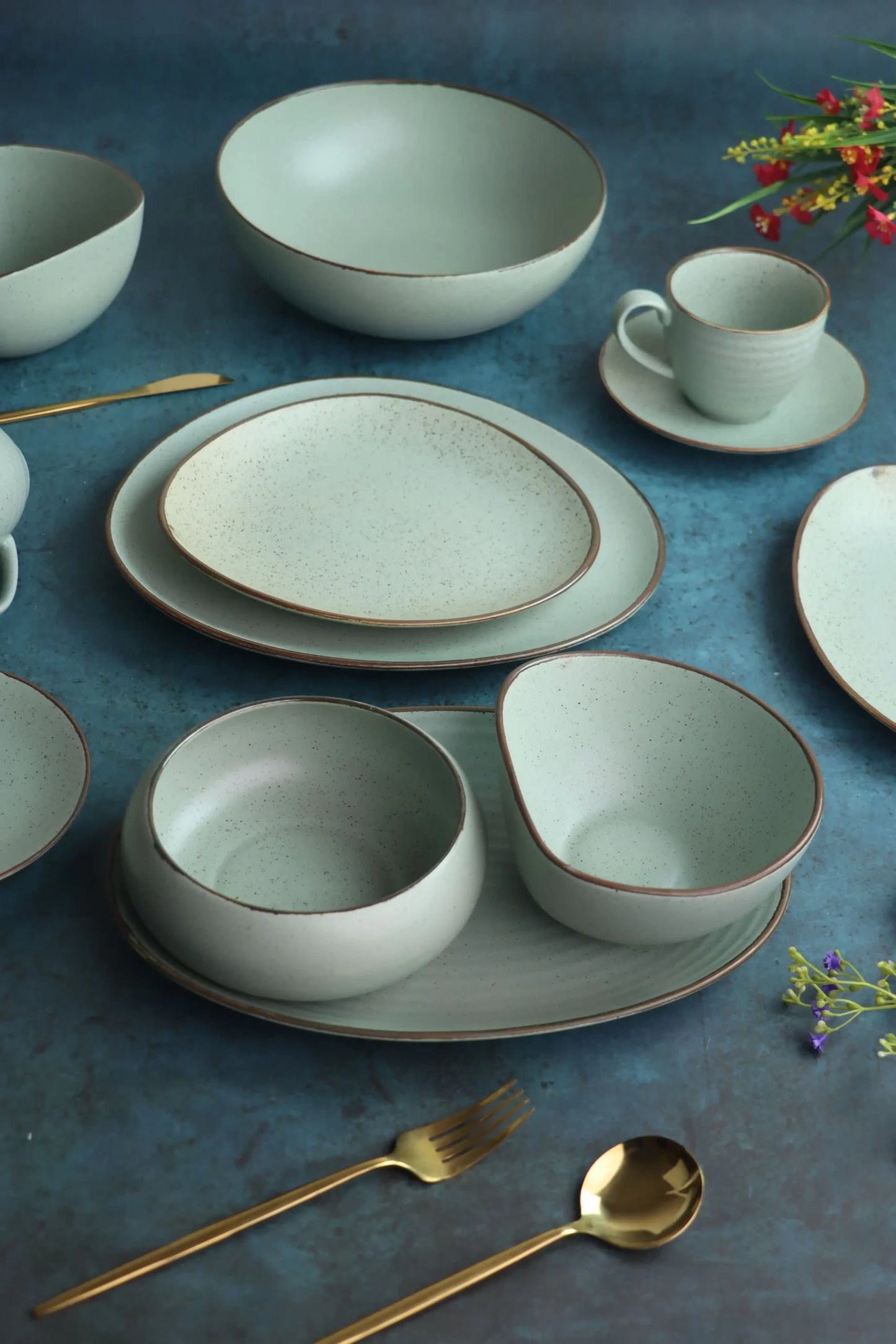 Exclusive Trigo Green 36 Pieces Dinner Set - Trigo Series