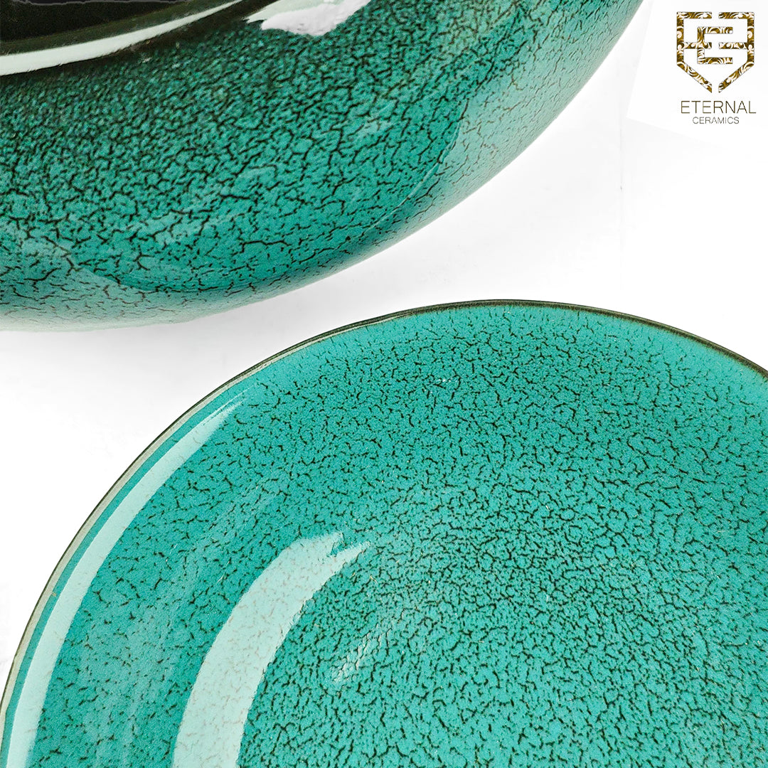 Lamer Sea Green 6 Pcs Dessert Bowl Set
