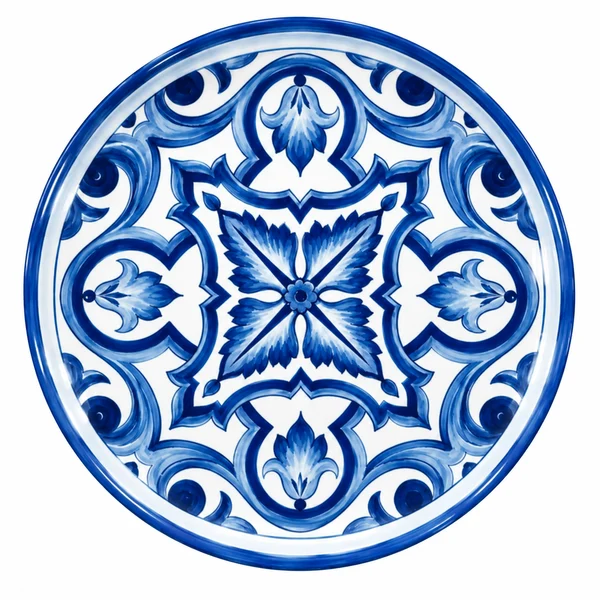 Monaco Bleu dinner plate