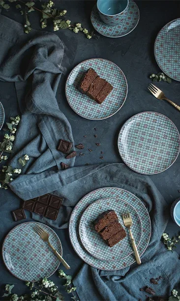 Retro ceramic tableware inspiration