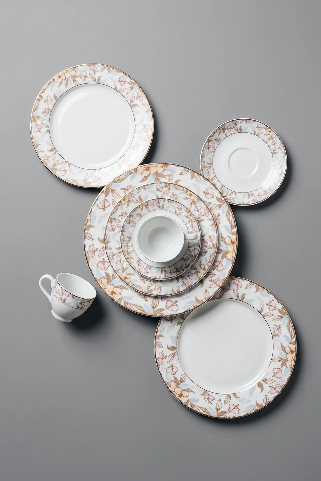 32 Pieces Bone China Dinner Set - Blossom