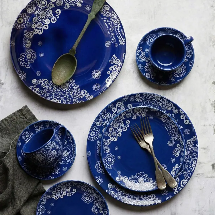 Royal Indigo Dinner Set