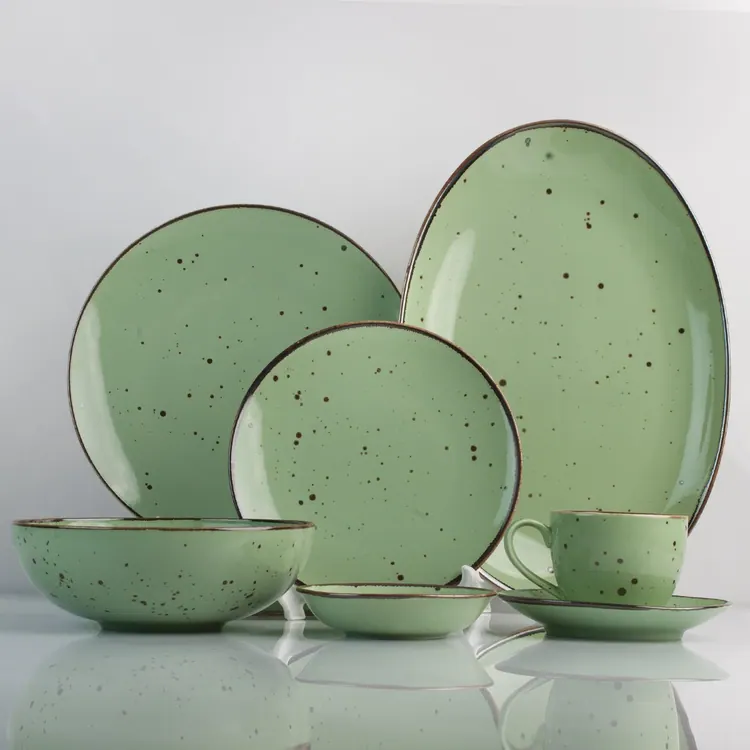Sigma Green - Exclusive 32 Pieces Dinner Set