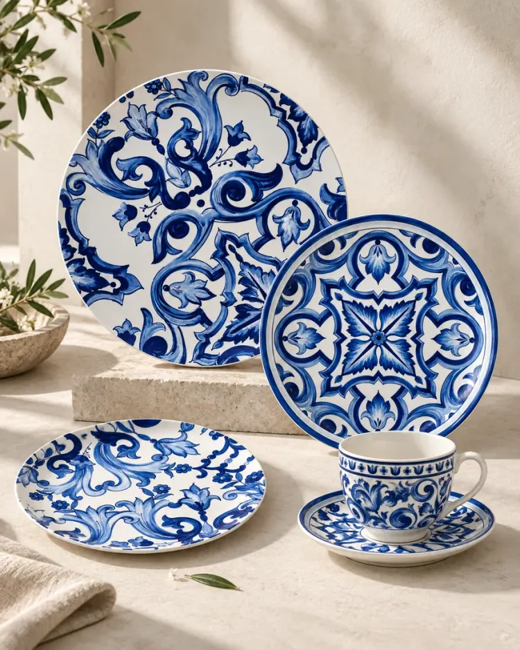 Monaco Bleu 32-piece Dinner Set