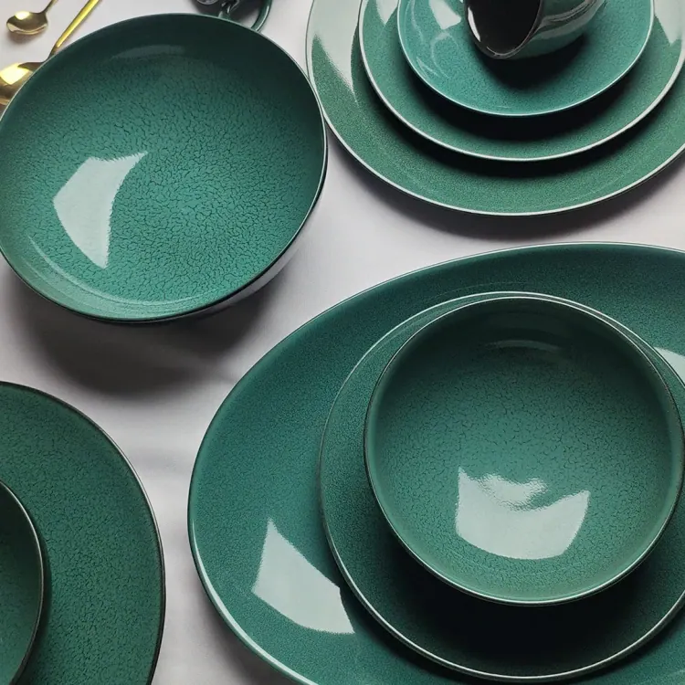 Sea Green Dinner Set