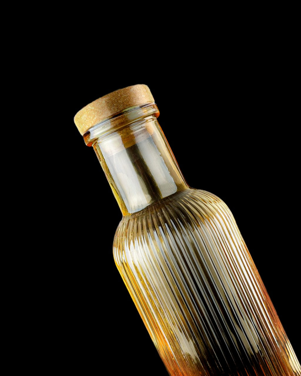 Colourful Glass Water Bottle - 1 Litre (Brown)