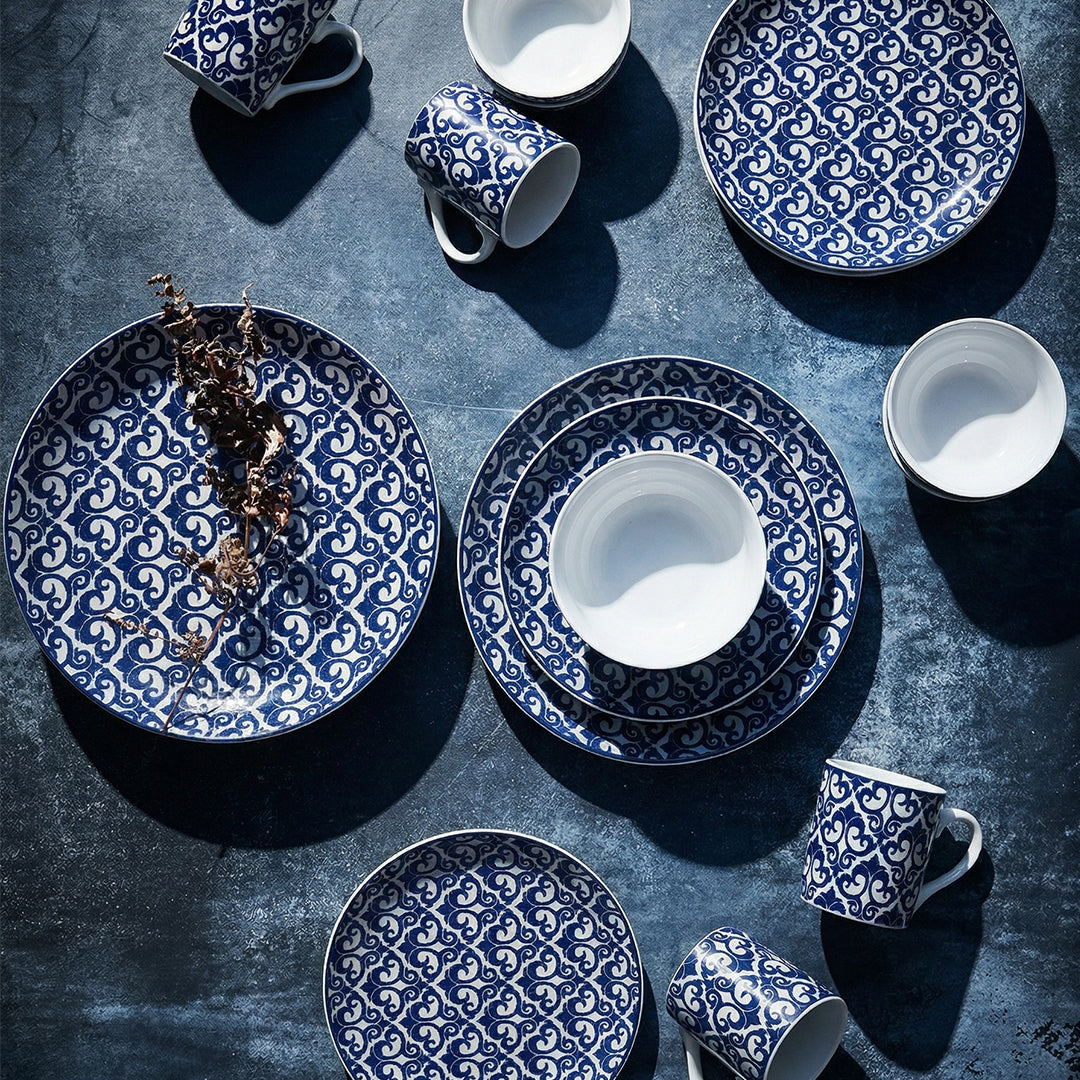 Blue Gem Dinner Set