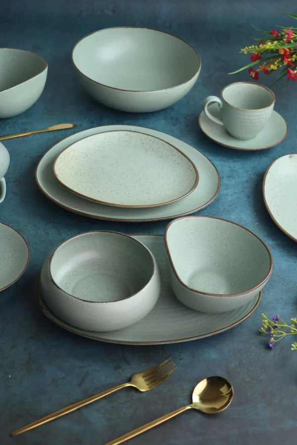 Exclusive Green Dinner Set- Trigo Series