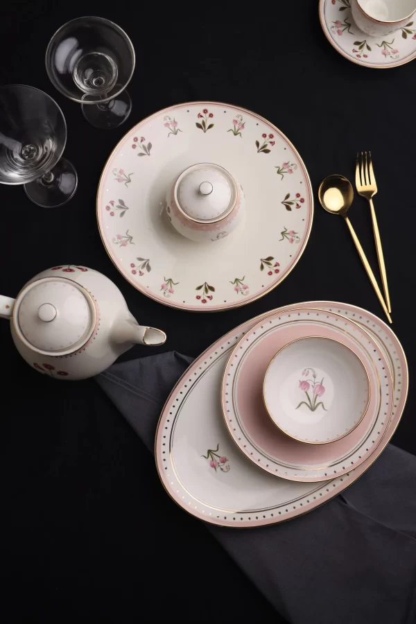 Floral Ceramic Dinner Set