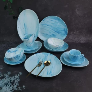 Blue Ceramic Dinnerware