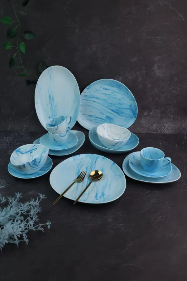 Blue Ceramic Dinnerware