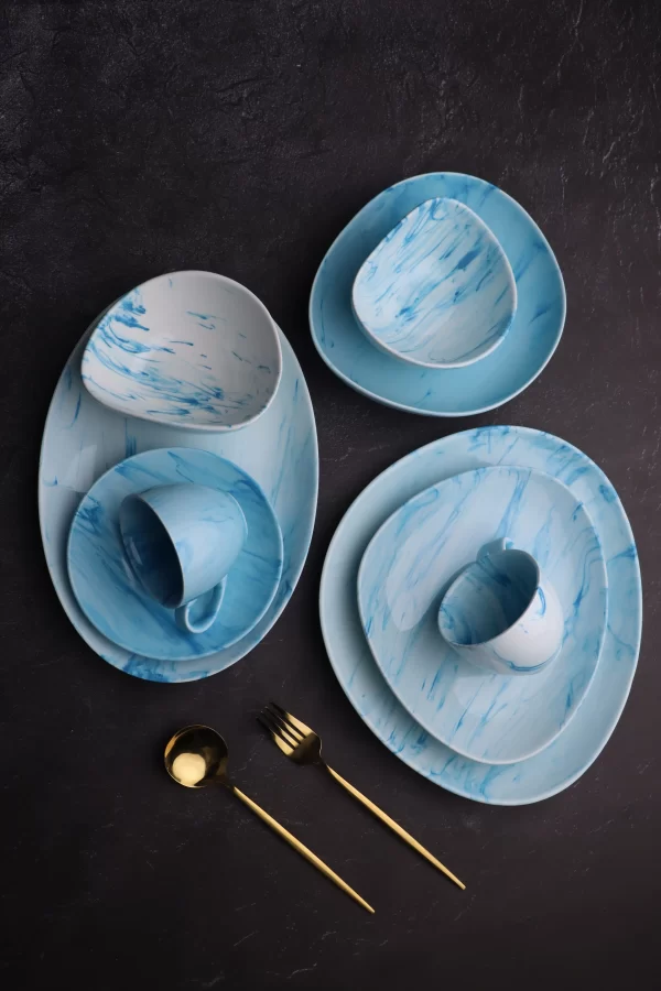 Blue Ceramic Dinnerware