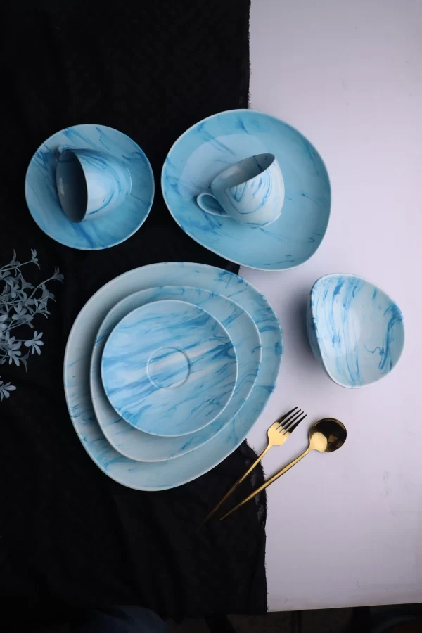 Blue Ceramic Dinnerware